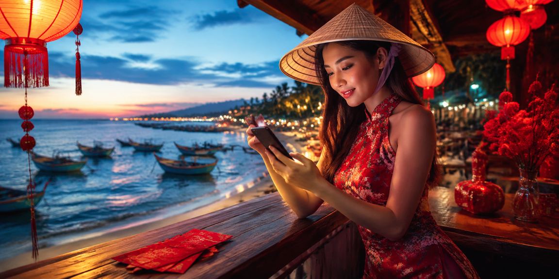 Người chơi tại Mũi Né mở phong bì thưởng – ưu đãi Voucher na17
